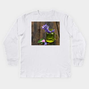 Spring and Violas Kids Long Sleeve T-Shirt